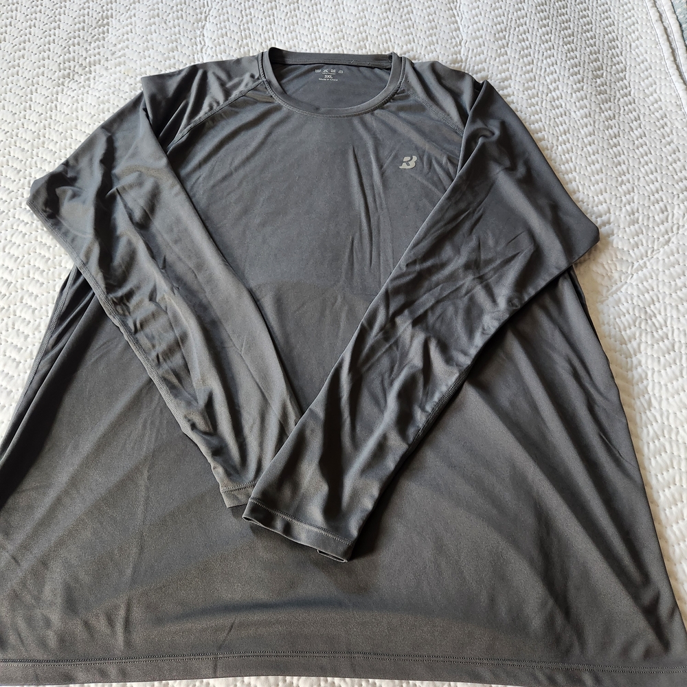 RoadBox Men's Gray Long Sleeve Shirt Size 3XL